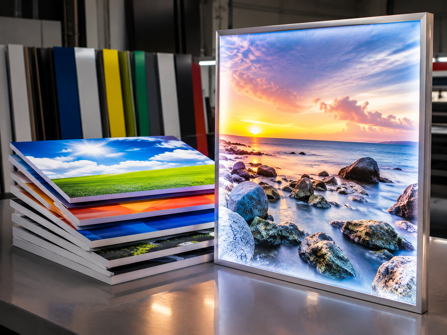 SunBoard and translite printing